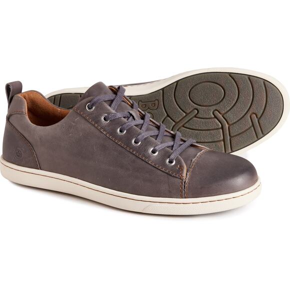 USED Born Men's Allegheny Grey Full Grain Leather Shoes-Size 8.5